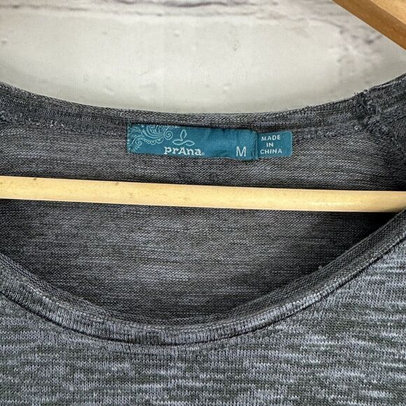 prAna Women’s Medium Shirt Light Weight Raglan Sleeve Athleisure Active Knit - Picture 5 of 9